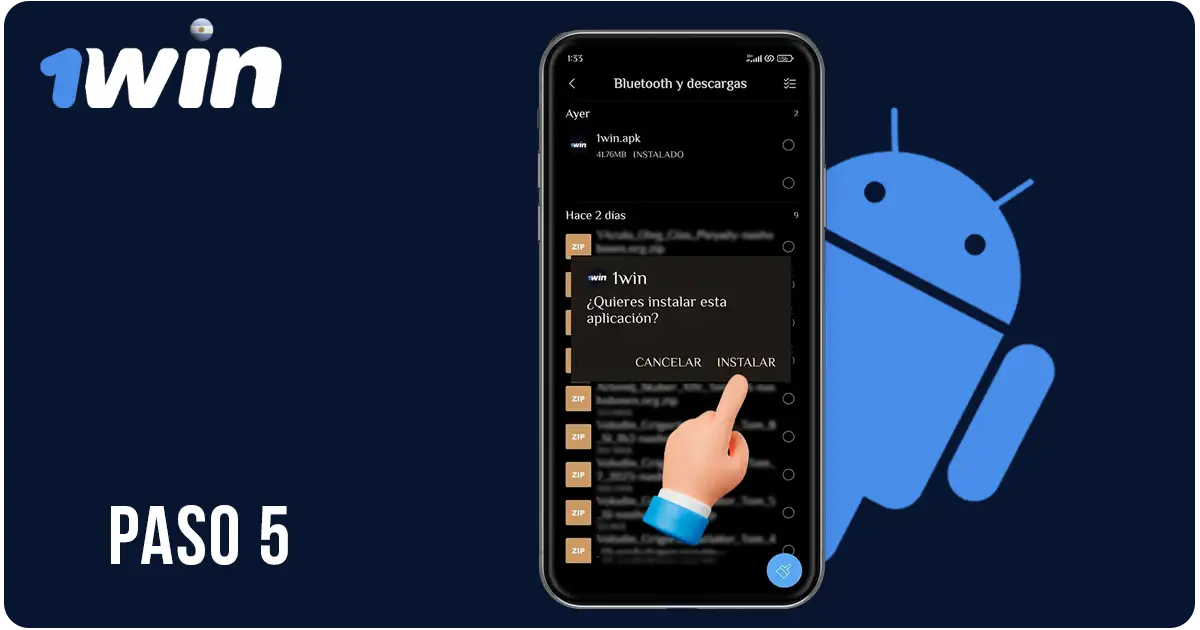 Descargar 1Win Argentina Para Android Paso 5
